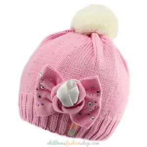 TuTu Girls Winter Pom Pom Beanie Hat